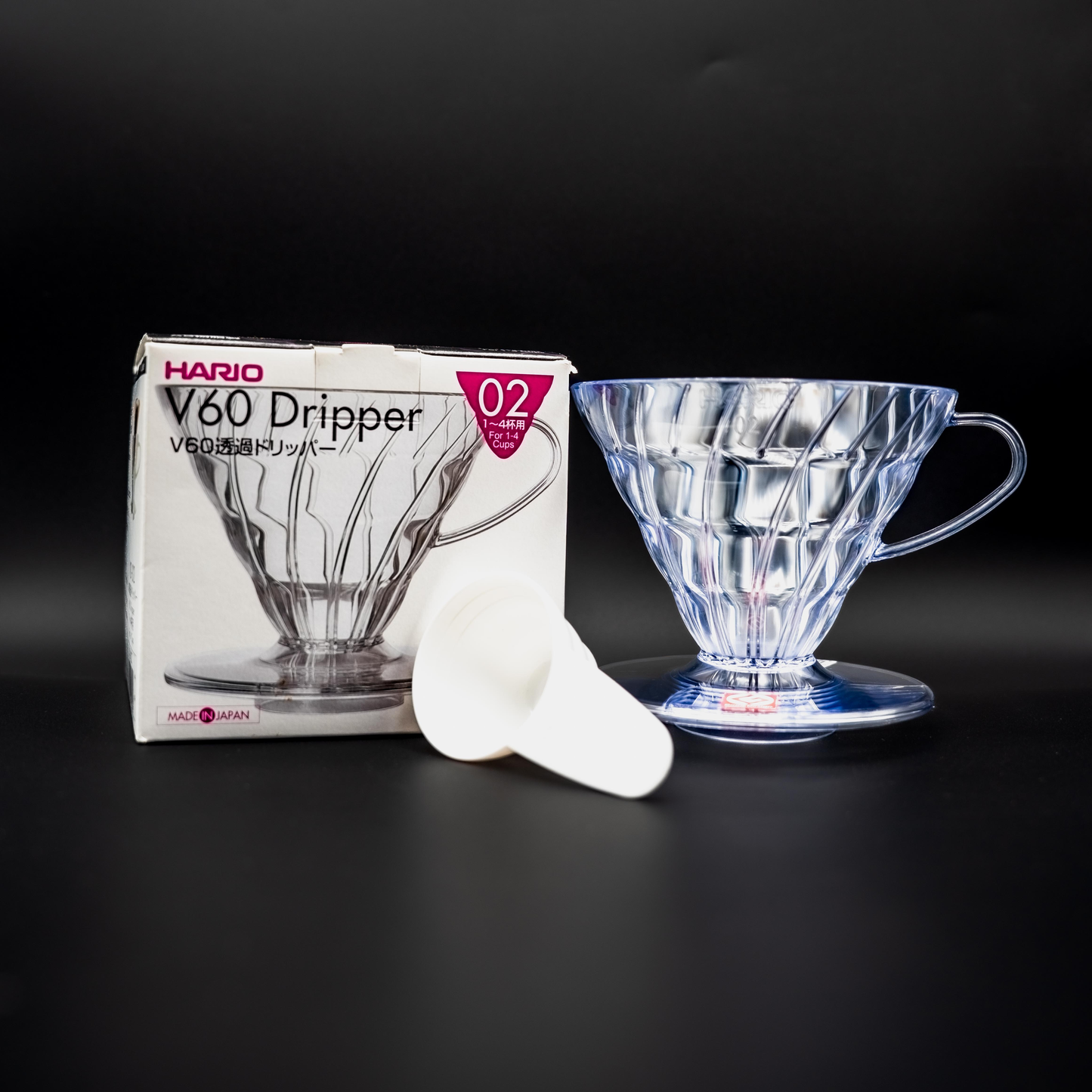 Hario V60 02 Spiral Clear